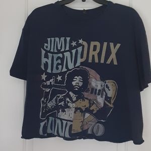 Jimi Hendrix crop tee Size 2X
